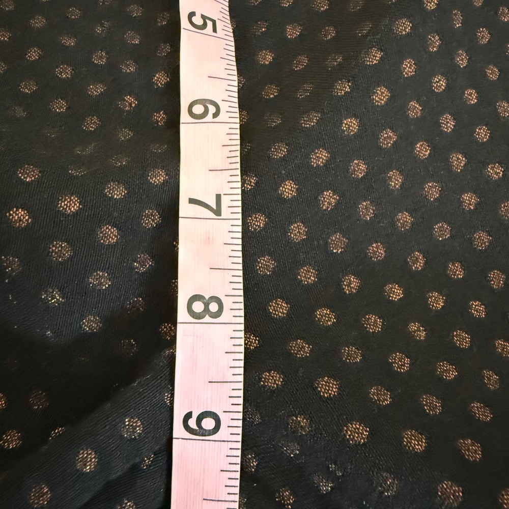 Ann Taylor Devin Fit Rose Gold Metallic Polka Dot Ankle Pants Size 4 Slim Office - Picture 11 of 12